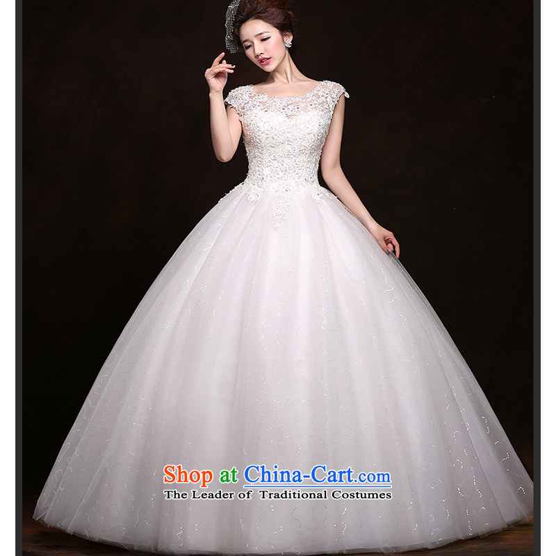 As wedding dresses, 2015 New Korean fashion shoulders lace straps to align graphics Sau San thin white wedding on risk M , , , shopping on the Internet