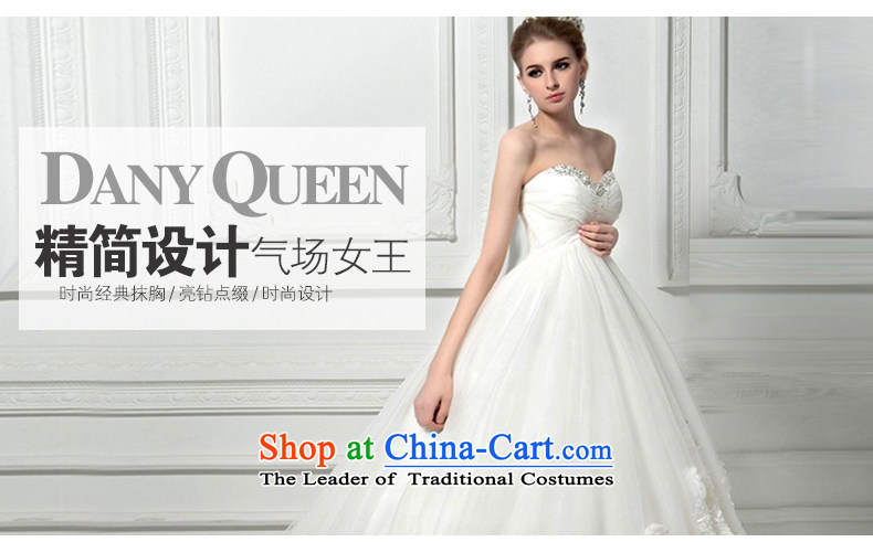 Wedding dress of autumn and winter 2015 new water drilling and chest pregnant women high waist wedding deluxe tail high-end custom western large white L pictures, Sau San price, brand platters! The elections are supplied in the national character of distribution, so action, buy now enjoy more preferential! As soon as possible.