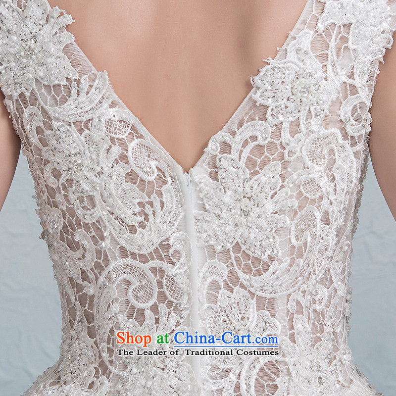There is much in the new set wedding dress shoulders V-Neck Strap lace Sau San small trailing white tailored, is set , , , shopping on the Internet