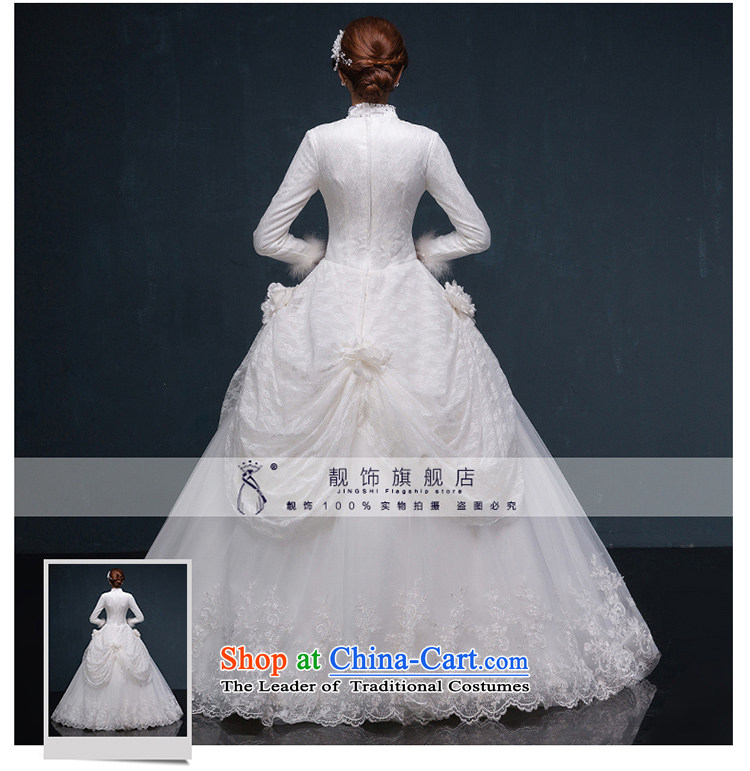 The new international friendship 2015 winter wedding long-sleeved thick winter, Wedding Korean brides winter wedding dresses White M picture, prices, brand platters! The elections are supplied in the national character of distribution, so action, buy now enjoy more preferential! As soon as possible.