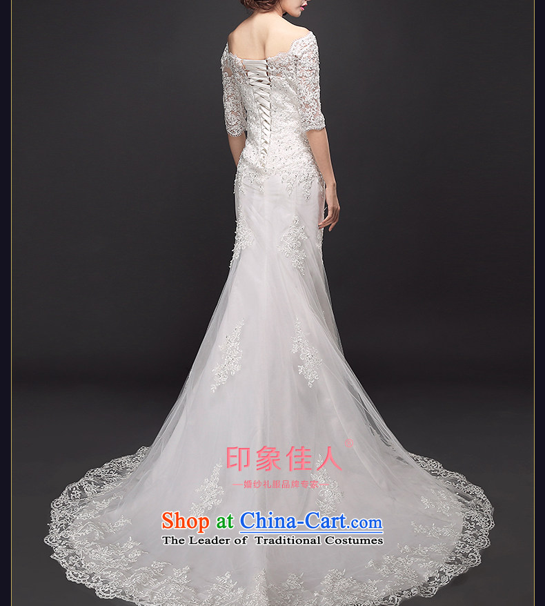 Starring impression new bride a 2015 field in shoulder long-sleeved crowsfoot tail wedding dresses lace temperament long tail Sau San S picture, prices, brand platters! The elections are supplied in the national character of distribution, so action, buy now enjoy more preferential! As soon as possible.