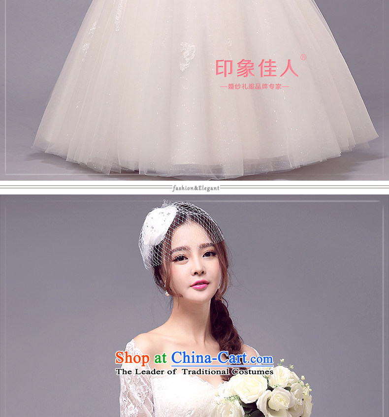 2015 Autumn, starring impression new lace a long-sleeved field shoulder V-neck in bride wedding to align the Cuff wedding dresses S picture, prices, brand platters! The elections are supplied in the national character of distribution, so action, buy now enjoy more preferential! As soon as possible.
