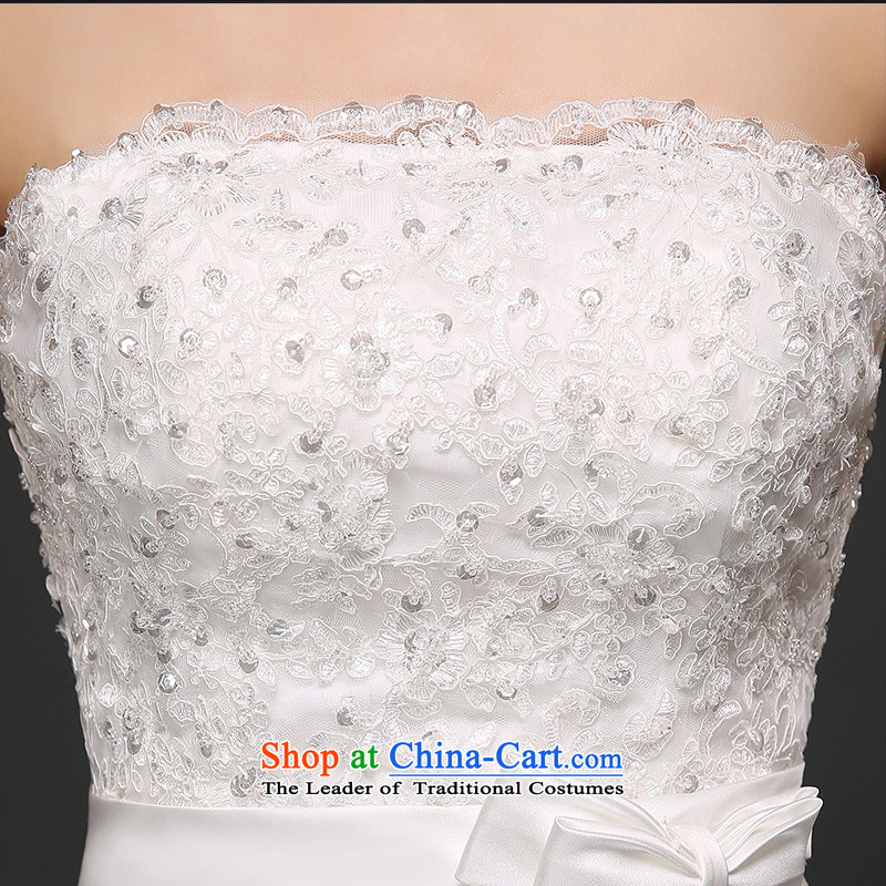 Starring impression new 2015 foutune crowsfoot bride anointed chest wedding small trailing lace straps marriage wedding M impression Love , , , shopping on the Internet