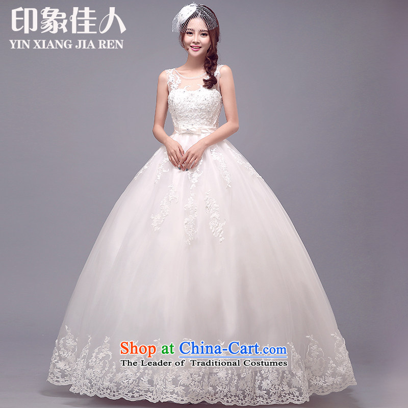 Starring impression wedding dresses autumn 2015 new Korean minimalist shoulders to align graphics thin marriages a field shoulder wedding , starring impression shopping on the Internet has been pressed.