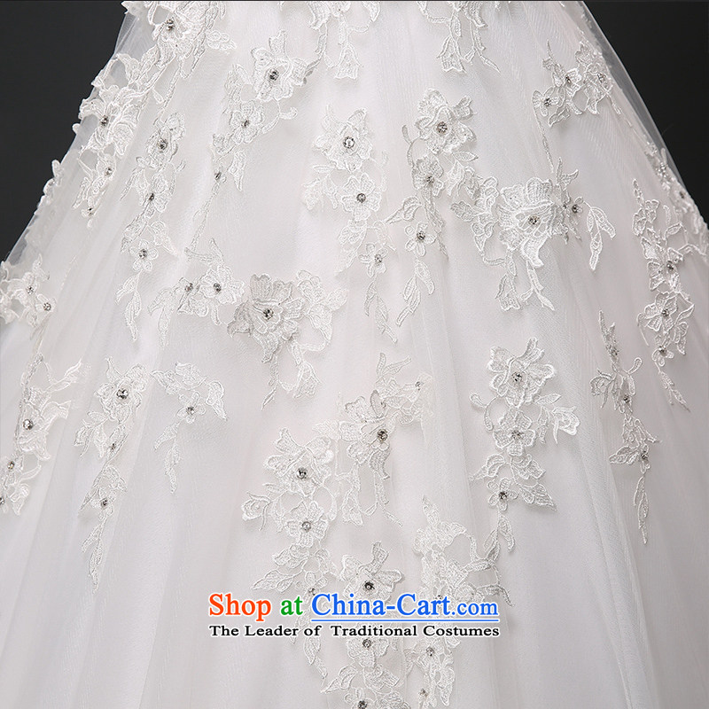 Starring impression of the Word 2015 new shoulder bride wedding drag Sau San Mei lace package shoulder small trailing wedding dresses , starring impression shopping on the Internet has been pressed.