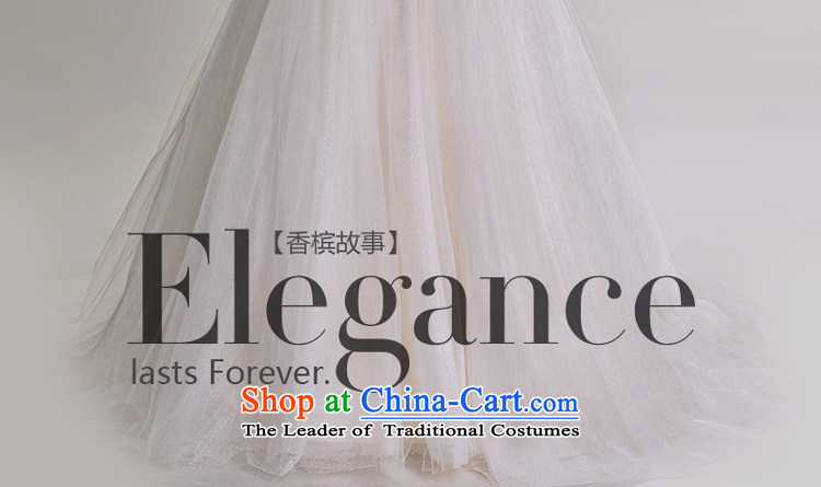 Sylvia Chang Love-gu of the same model wedding dresses autumn 2015 Korean strap tail retro package shoulder pregnant women wedding 401501246 champagne color tailored for not returning the Do not change the picture, prices, brand platters! The elections are supplied in the national character of distribution, so action, buy now enjoy more preferential! As soon as possible.