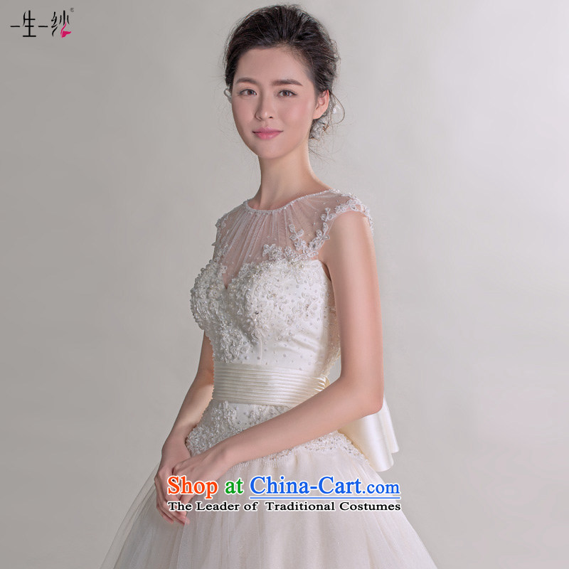 Sylvia Chang Love-gu of the same model wedding dresses autumn 2015 Korean strap tail retro package shoulder pregnant women wedding 401501246 champagne color tailored for not returning the switch does not, a Lifetime yarn , , , shopping on the Internet