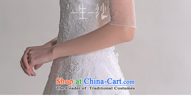 A lifetime of 2015 the new Korean lace package shoulder straps Sau San video thin luxury tail advanced customization wedding 401501241 white tailored for not returning the Do not change the picture, prices, brand platters! The elections are supplied in the national character of distribution, so action, buy now enjoy more preferential! As soon as possible.