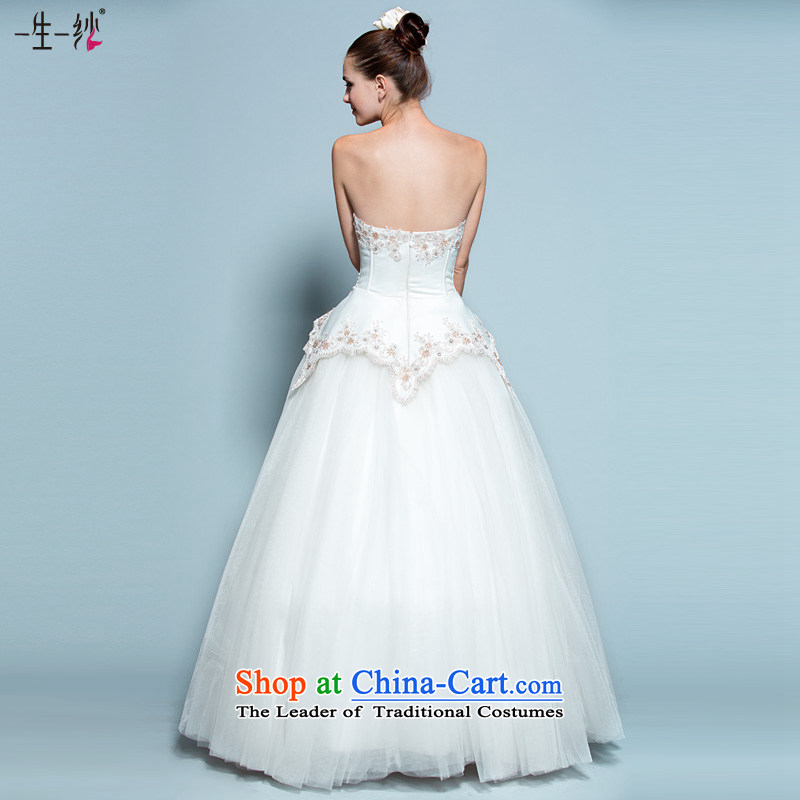 A lifetime of Bride Wedding 2015 new Korean Top Loin align to wipe the wedding chest video thin bon bon skirt 30140730 white tailored for not returning the switch does not, a Lifetime yarn , , , shopping on the Internet