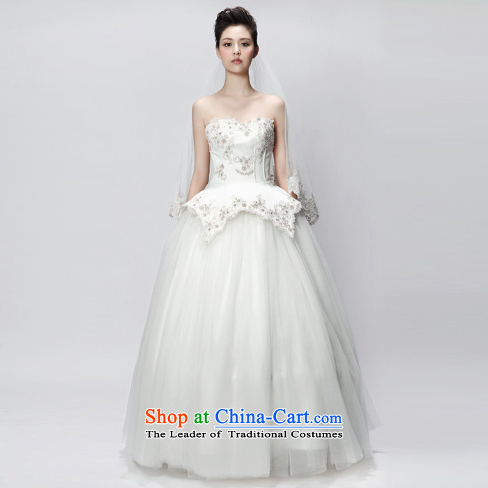 A lifetime of Bride Wedding 2015 new Korean Top Loin align to wipe the wedding chest video thin bon bon skirt 30140730 white tailored for not returning the Do not change the picture, prices, brand platters! The elections are supplied in the national character of distribution, so action, buy now enjoy more preferential! As soon as possible.
