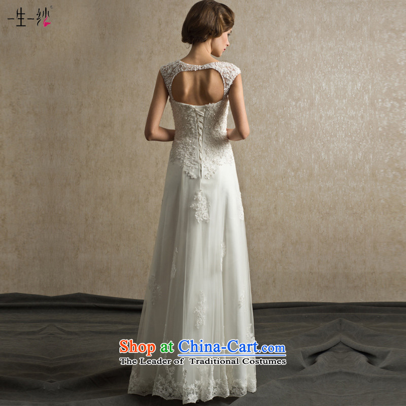 A lifetime of Bride Wedding 2015 new sexy back on-chip video thin shoulders Sau San to align the wedding FG14001 white tailored for not returning the switch does not, a Lifetime yarn , , , shopping on the Internet