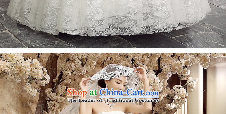 Wedding dresses new 2015 is simple and stylish Asian layout and align to bind the bride chest with lace large wedding white made size do not return do not change the picture, prices, brand platters! The elections are supplied in the national character of distribution, so action, buy now enjoy more preferential! As soon as possible.