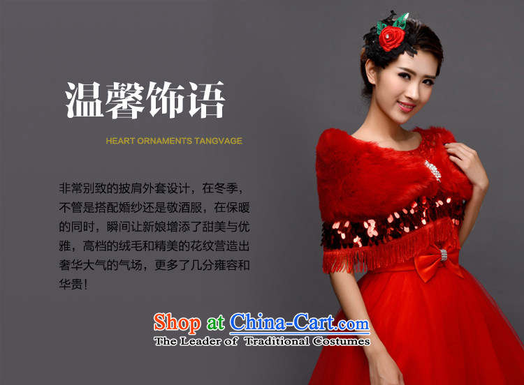 Martin Taylor new bride red 2015 gross shawl married women wedding dresses qipao shawl shawl winter gross thick- H, pictures, prices, brand platters! The elections are supplied in the national character of distribution, so action, buy now enjoy more preferential! As soon as possible.