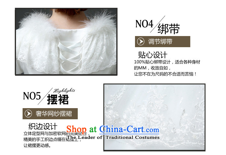 In 2015 winter new friends bride wedding winter of long-sleeved thick wedding Korean version thin winter wedding dresses quality assurance M code 2 feet pictures, waist price, brand platters! The elections are supplied in the national character of distribution, so action, buy now enjoy more preferential! As soon as possible.