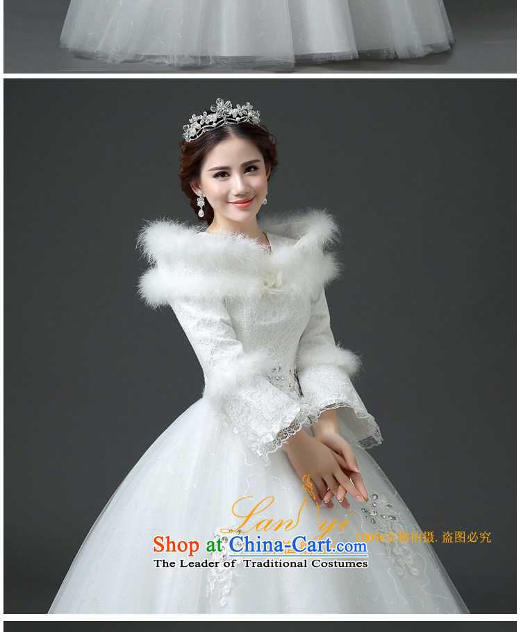 In 2015 winter new friends bride wedding a field for the winter of long-sleeved thick wedding Korean version thin winter wedding dresses white S waistline 1.9 feet pictures code, prices, brand platters! The elections are supplied in the national character of distribution, so action, buy now enjoy more preferential! As soon as possible.