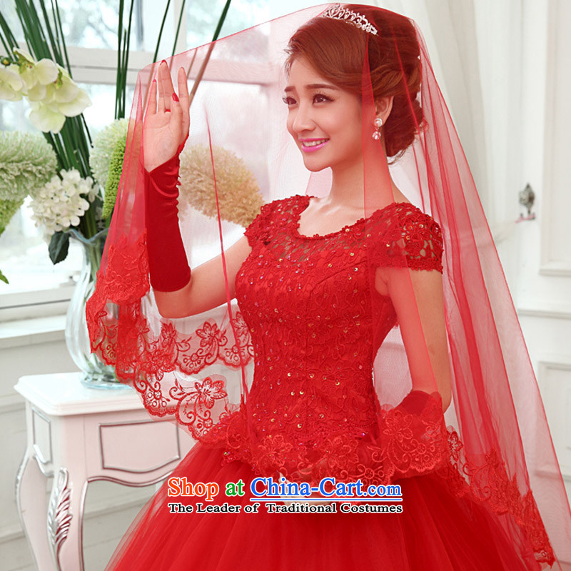 The knot True Love 2015 new marriages red dress autumn bows dress autumn and winter clothing, Sau San long wedding red S Chengjia True Love , , , shopping on the Internet