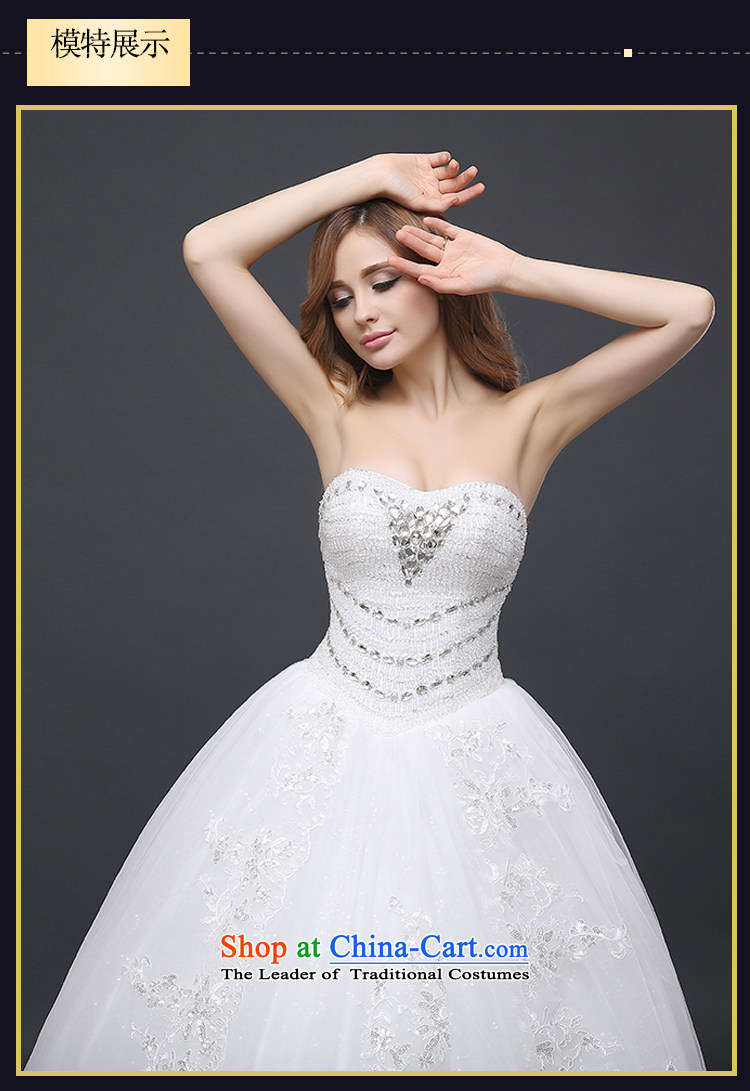 Rain-sang yi 2015 winter new bride wedding dress upscale anointed chest Korean large graphics thin lace diamond wedding HS940 White XL Photo, prices, brand platters! The elections are supplied in the national character of distribution, so action, buy now enjoy more preferential! As soon as possible.