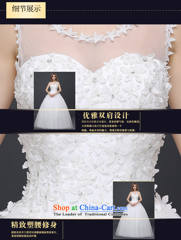 Rain-sang yi 2015 winter new marriages shoulders dress code version of large Korean video thin white wedding straps and sexy decals HS939 white L picture, prices, brand platters! The elections are supplied in the national character of distribution, so action, buy now enjoy more preferential! As soon as possible.