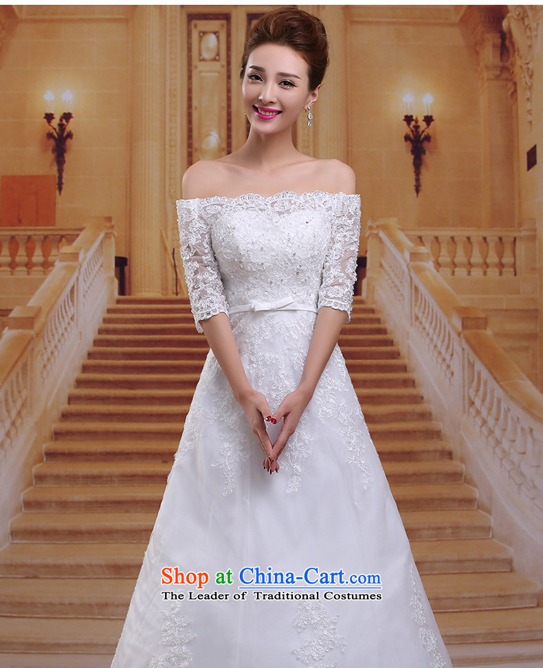 Tim hates makeup and Korean version of the new 2015 strap tail wedding a field in the shoulder larger cuff bon bon skirt bride Princess Bride wedding dresses wedding winter S019 White XL Photo, prices, brand platters! The elections are supplied in the national character of distribution, so action, buy now enjoy more preferential! As soon as possible.