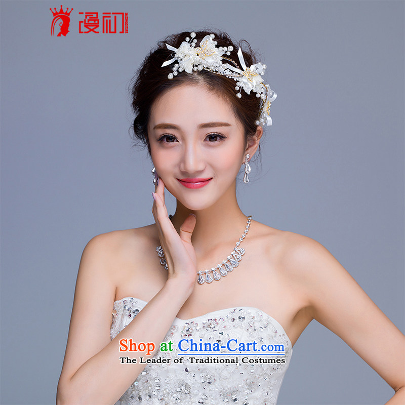 In the early 2015 new man married jewelry and ornaments bride necklace earrings pearl ornaments manually wedding jewelry and ornaments, spilling the early shopping on the Internet has been pressed.