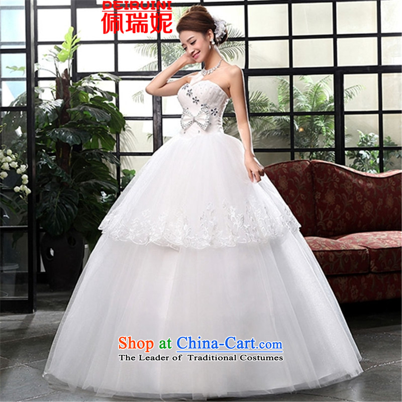Pei, Connie , wipe the chest to bind 2015 with lace white video thin wedding Sau San dresses winter White M Perry, NI (PEIRUINI) , , , shopping on the Internet