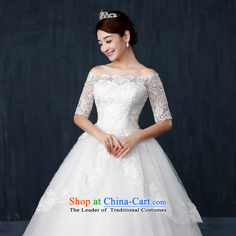 Pei, 2015 New In Connie cuff wedding word shoulder lace threw a long-sleeved dresses winter White M picture, prices, brand platters! The elections are supplied in the national character of distribution, so action, buy now enjoy more preferential! As soon as possible.
