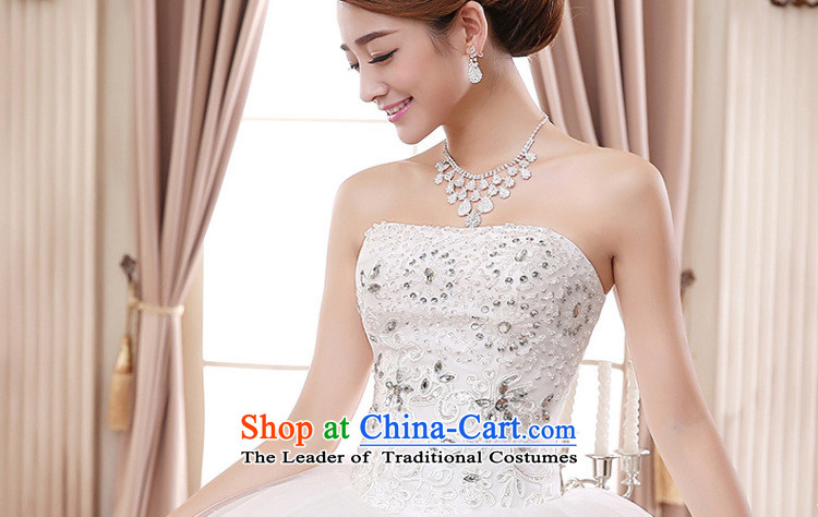 Pei, Connie New Sau San anointed 2015 chest lace upscale wedding pure white dresses winter white L picture, prices, brand platters! The elections are supplied in the national character of distribution, so action, buy now enjoy more preferential! As soon as possible.