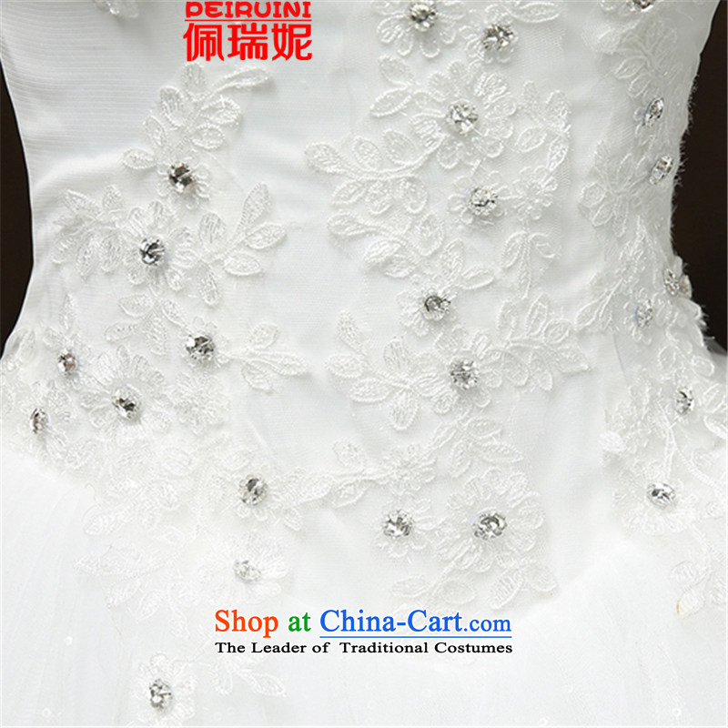 Pei, Connie 2015 wedding new Korean history to align the Hang Sau San bon bon skirt diamond dresses winter white S, PEI, NI (PEIRUINI) , , , shopping on the Internet