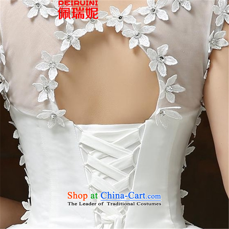 Pei, Connie 2015 New 2 shoulder straps flowers Sau San wedding dresses , PEI, white winter ni (PEIRUINI) , , , shopping on the Internet
