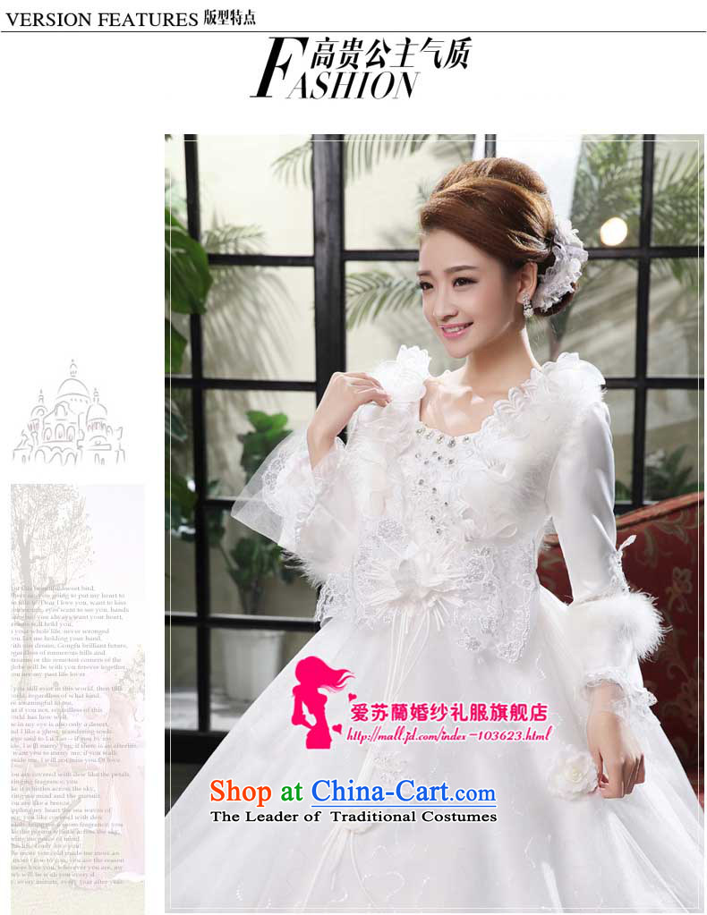 Wedding dresses new Word 2015 autumn and winter shoulder long-sleeved red pregnant women to align the wedding thick large Korean style white made size do not return do not change the picture, prices, brand platters! The elections are supplied in the national character of distribution, so action, buy now enjoy more preferential! As soon as possible.