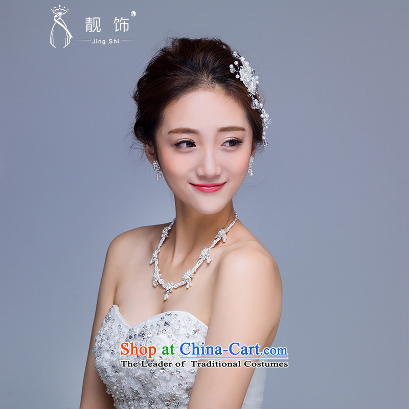 The new 2015 International Friendship marriage jewelry and ornaments butterfly necklace earrings package manually bride jewelry crown earrings necklace kit, talks trim (JINGSHI) , , , shopping on the Internet
