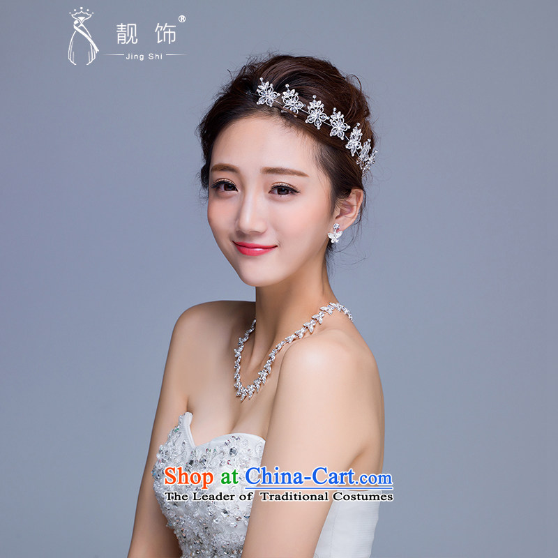 The new 2015 International Friendship marriages jewelry crown necklace earrings kit wedding dresses accessories accessories necklace, earrings talks trim (JINGSHI) , , , shopping on the Internet
