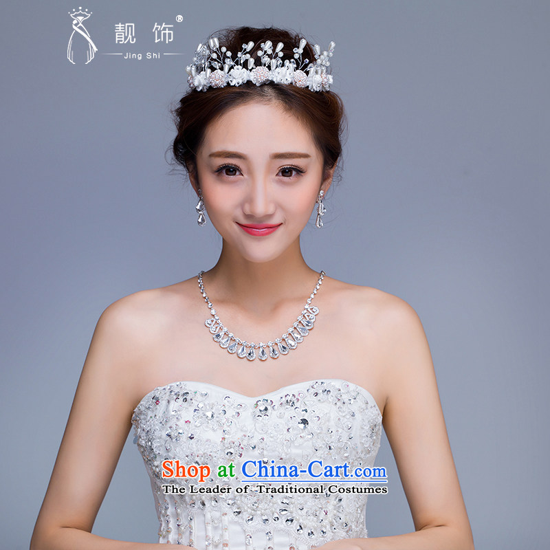 The new 2015 International Friendship marriage jewelry crown necklace earrings kit bride jewelry photo building supplies Head Ornaments