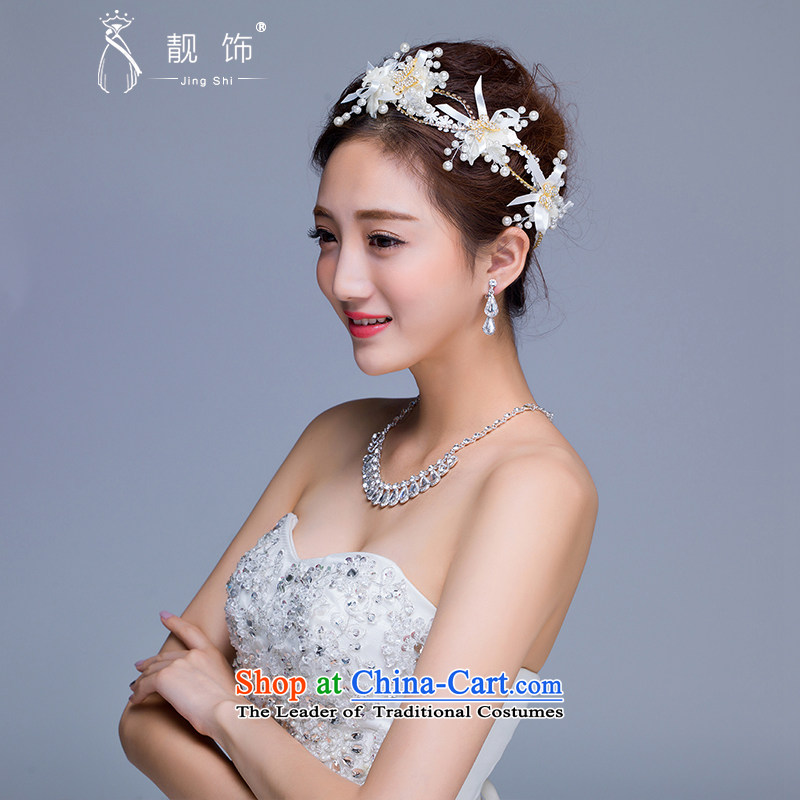 The new 2015 International Friendship marriages jewelry and ornaments Pearl Earring manually necklace set wedding jewelry and ornaments necklaces, earrings talks trim (JINGSHI) , , , shopping on the Internet