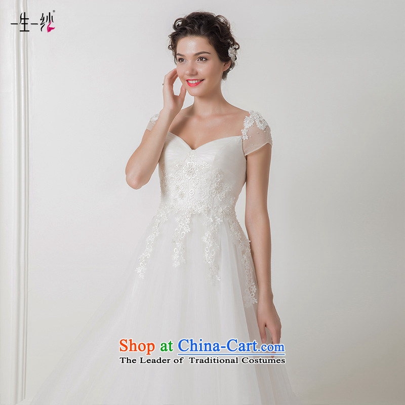 A lifetime of 2015 New autumn and winter shoulders wedding code graphics thin lace bon bon skirt to align the Sau San wedding 501401427 white tailored for not returning the switch does not, a Lifetime yarn , , , shopping on the Internet