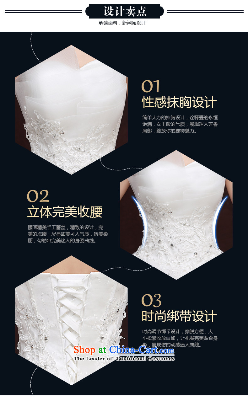 Rain-sang yi 2015 autumn and winter new marriages stylish anointed chest Korean large graphics thin bon bon yarn lace diamond wedding HS920 tailored white picture, prices, brand platters! The elections are supplied in the national character of distribution, so action, buy now enjoy more preferential! As soon as possible.