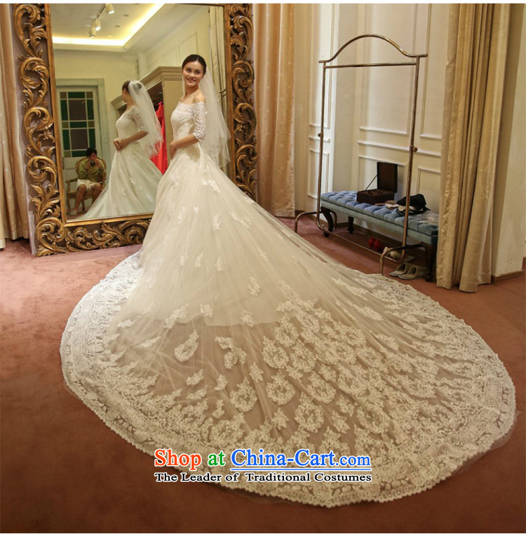 2015 Autumn and winter a new field for the bride shoulder wedding dresses long tail align to larger Sau San lace large tail straps, 60CM TAIL M picture, prices, brand platters! The elections are supplied in the national character of distribution, so action, buy now enjoy more preferential! As soon as possible.