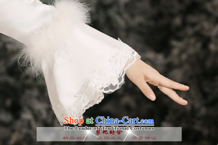 Yong-yeon and 2015 New winter to align the thick bon bon skirt wedding marriages long-sleeved plus cotton wedding made no size white returning picture, prices, brand platters! The elections are supplied in the national character of distribution, so action, buy now enjoy more preferential! As soon as possible.