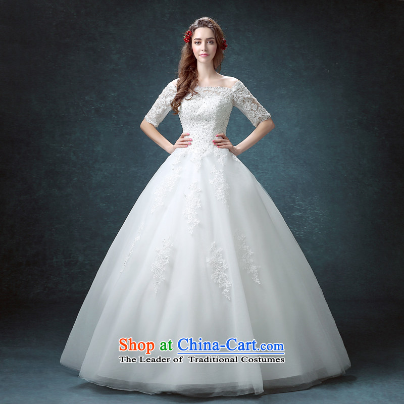 Each new 2015 Connie wedding dresses long-sleeved slotted shoulder lace temperament alignment to marriages bon bon skirt hunsha white tailored does not allow for seven days, every JIAONI stephanie () , , , shopping on the Internet