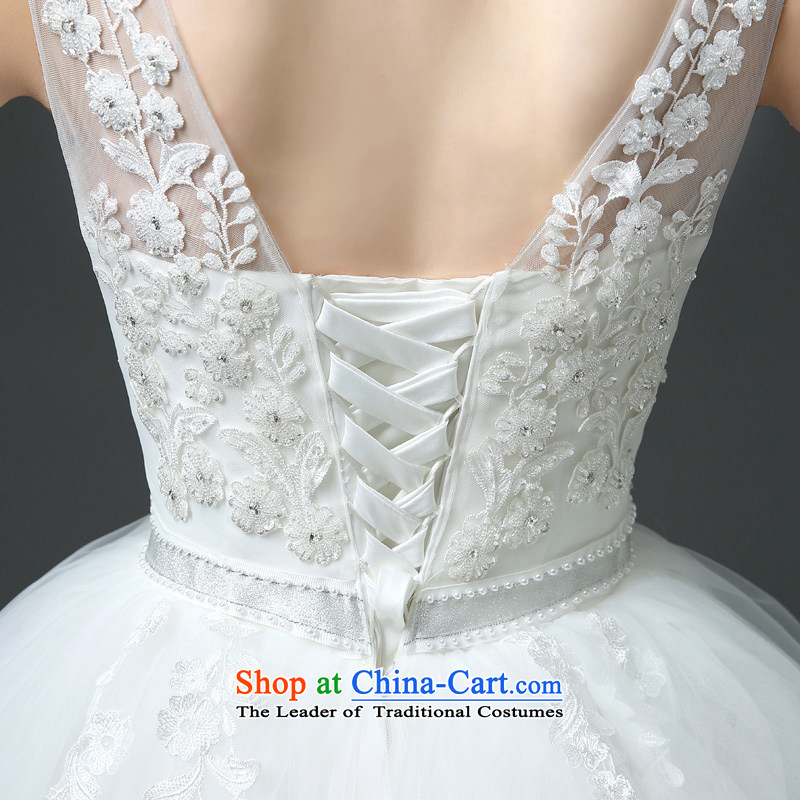 Lan-yi marriages wedding dresses 2015 autumn and winter new Korean shoulders round-neck collar align graphics thin, bon bon word straps skirt shoulder winter wedding, quality assurance, Yi (LANYI) , , , shopping on the Internet