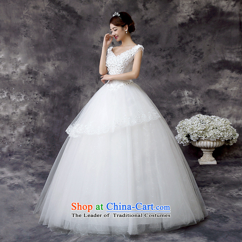 2015 new stylish white V-neck in the buds of Sau San Silk flower-bride wedding white picture, prices, XS brand platters! The elections are supplied in the national character of distribution, so action, buy now enjoy more preferential! As soon as possible.
