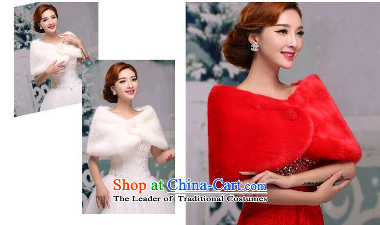 Hiv can be second Red Shawl bride autumn and winter married women, rabbit wool female white cape winter thick warm wedding dresses white picture, prices, brand platters! The elections are supplied in the national character of distribution, so action, buy now enjoy more preferential! As soon as possible.