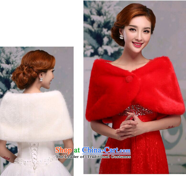 Hiv can be second Red Shawl bride autumn and winter married women, rabbit wool female white cape winter thick warm wedding dresses white picture, prices, brand platters! The elections are supplied in the national character of distribution, so action, buy now enjoy more preferential! As soon as possible.