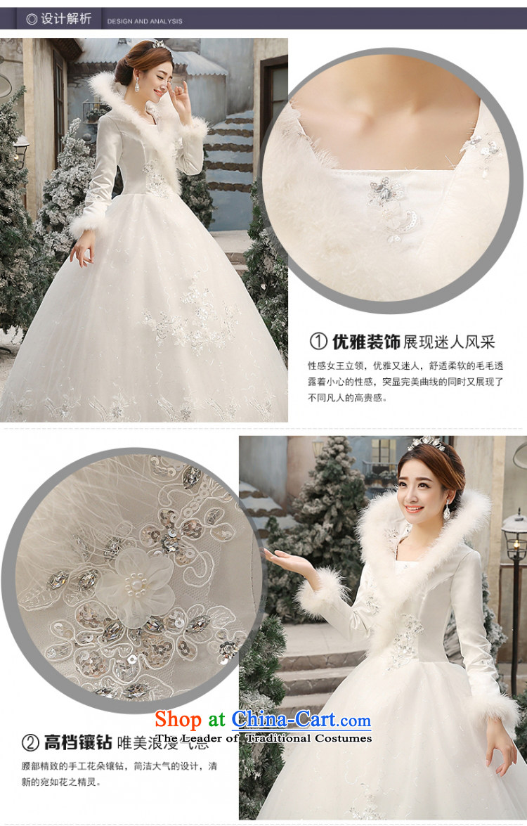 Yong-yeon and 2015 winter version won thin marriages wedding long-sleeved plus cotton winter, bon bon skirt White M picture, prices, brand platters! The elections are supplied in the national character of distribution, so action, buy now enjoy more preferential! As soon as possible.