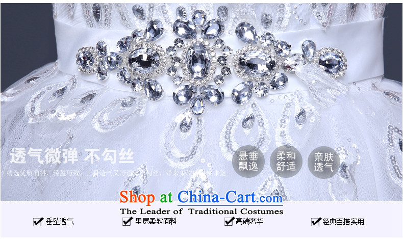 As wedding dresses, 2015 New Korean anointed chest diamond peacock feathers water drilling to align the strap white S picture Princess Sau San, prices, brand platters! The elections are supplied in the national character of distribution, so action, buy now enjoy more preferential! As soon as possible.