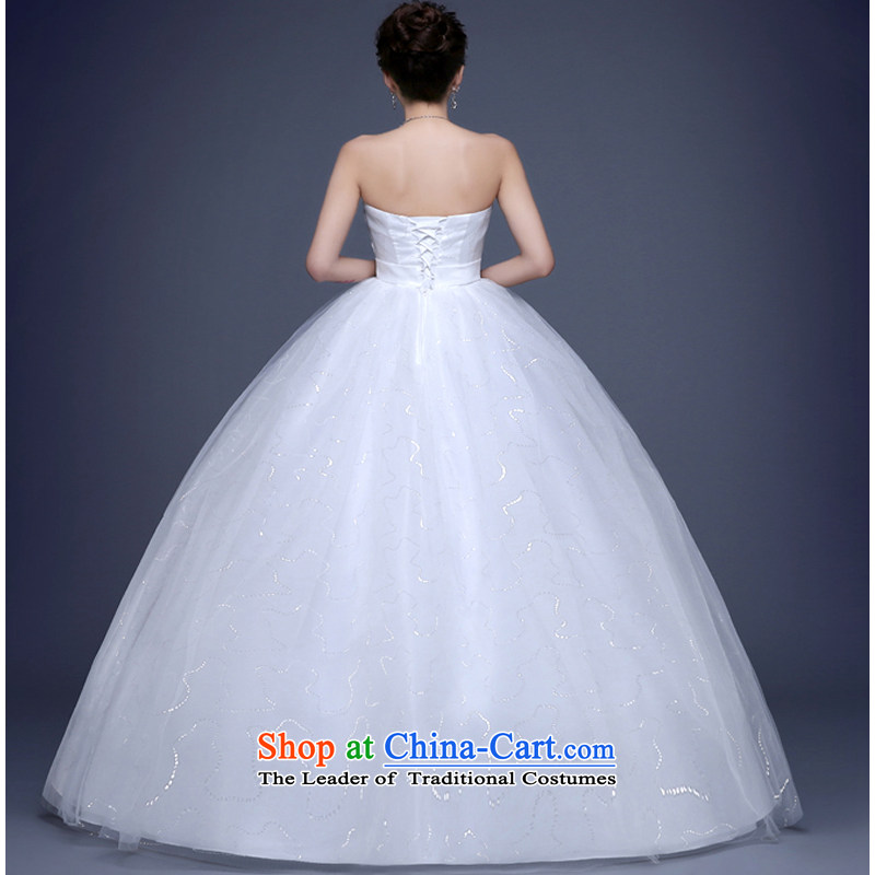 As wedding dresses, 2015 New Korean anointed chest diamond peacock feathers water drilling to align with the Princess on risk, white Sau San , , , shopping on the Internet