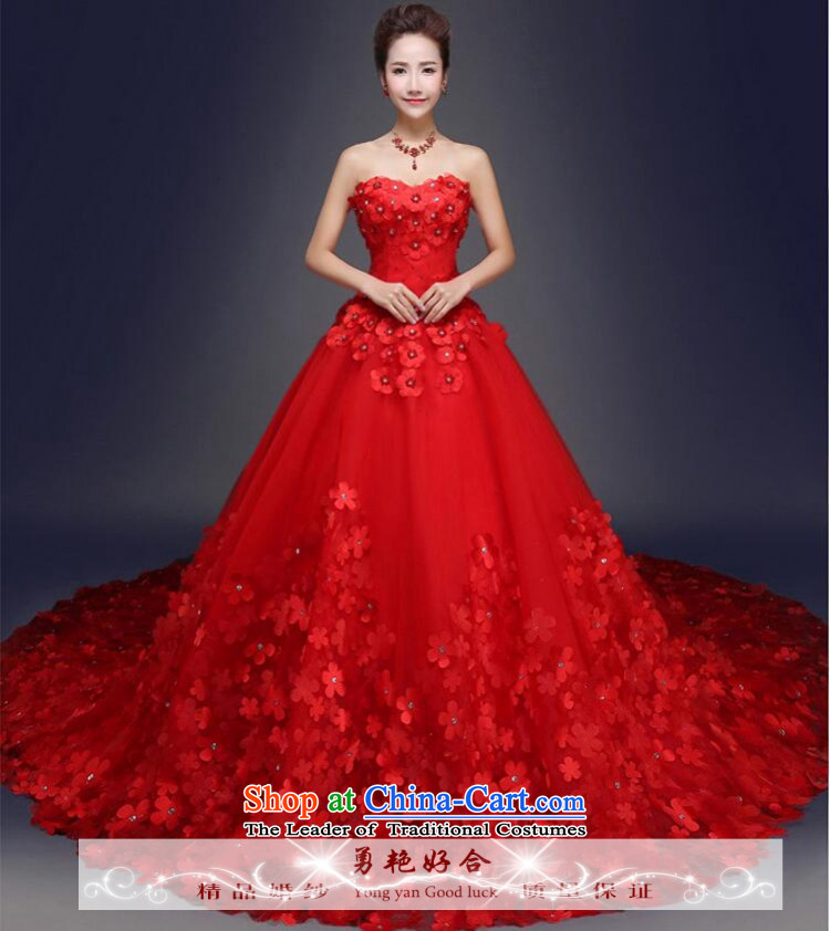 Yong-yeon and 2015 winter new bride flowers wedding dresses long tail and chest Korean large Sau San, align the trailing white streak 1 m 5 do not need to be XXL returning picture, prices, brand platters! The elections are supplied in the national character of distribution, so action, buy now enjoy more preferential! As soon as possible.