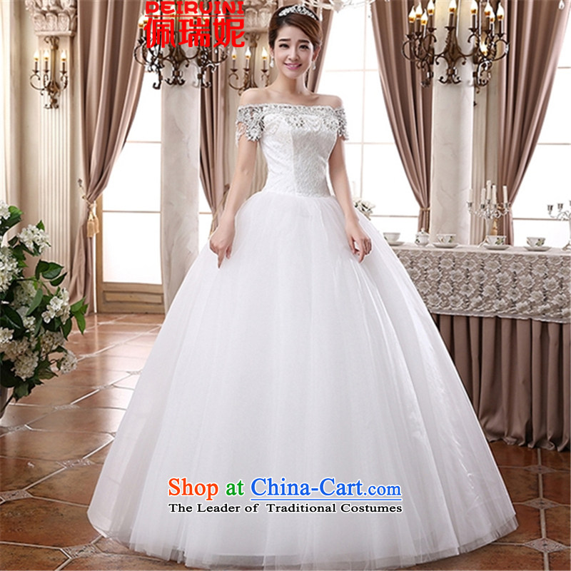 Pei, Connie 2015 classic lace engraving a field shoulder wedding Tier 9 large group before the skirt winter white S, PEI, NI (PEIRUINI) , , , shopping on the Internet