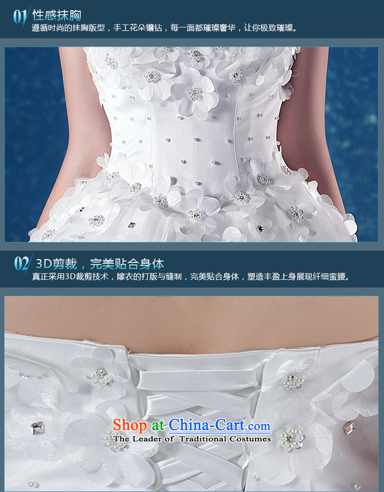 Beverly Ting wedding dresses 2015 winter new wiping the long tail chest wedding bride Korean style to align the petals lace thin white to align the video, picture, prices, L brand platters! The elections are supplied in the national character of distribution, so action, buy now enjoy more preferential! As soon as possible.