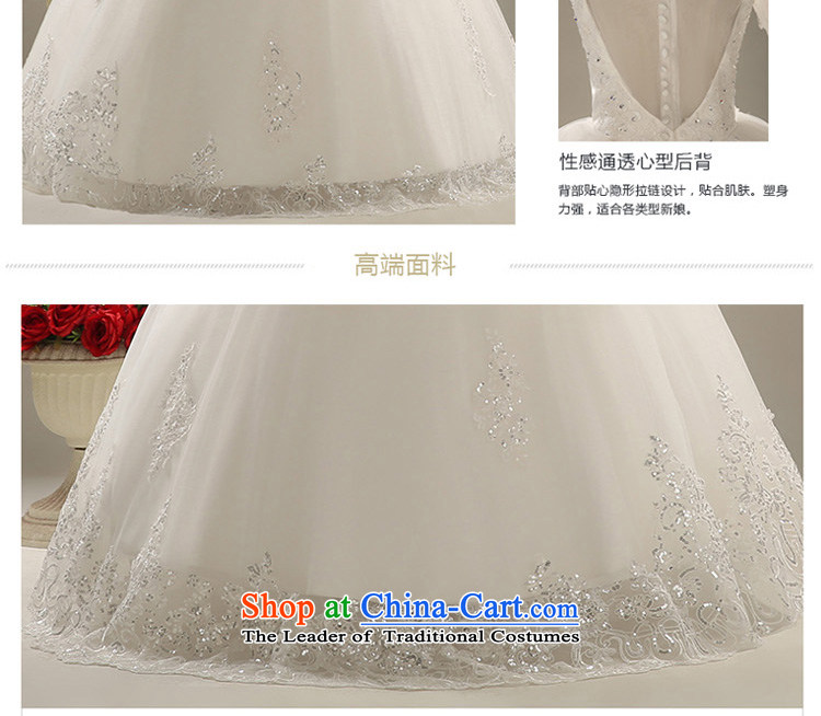 Beverly Ting 2015 winter wedding dresses new V-Neck long tail back marriages Korean word shoulder wedding custom autumn white 120CM TAIL L picture, prices, brand platters! The elections are supplied in the national character of distribution, so action, buy now enjoy more preferential! As soon as possible.